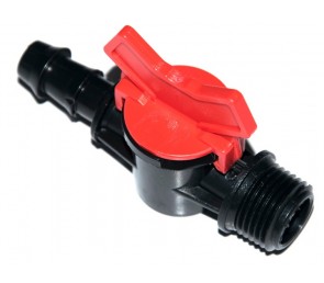Zawór kulowy MINI z gwintem zewnetrznym 16-1/2"