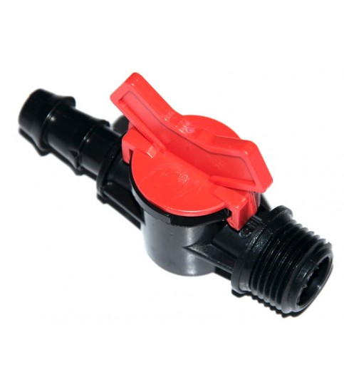 Zawór kulowy MINI z gwintem zewnetrznym 16-1/2"