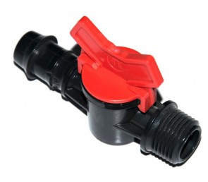 Zawór kulowy MINI z gwintem zewnetrznym 20-1/2"