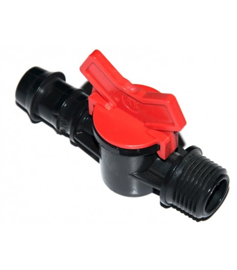 Zawór kulowy MINI z gwintem zewnetrznym 20-1/2"