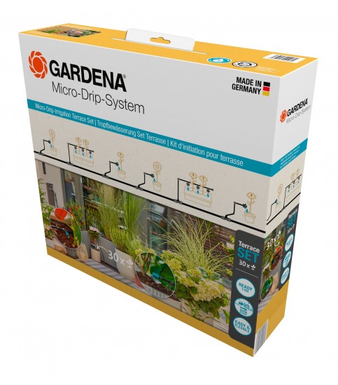 GARDENA Micro-Drip-System - zestaw podstawowy do roślin tarasowych