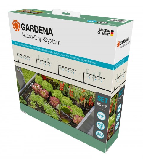 GARDENA Micro-Drip-System - zestaw podstawowy do rabat kwiatowych i warzywnych