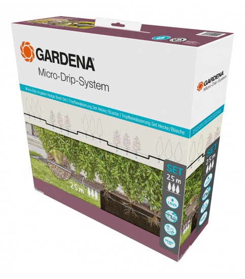 GARDENA Micro-Drip-System - linia kroplująca do rzędów roślin - zestaw 25 m