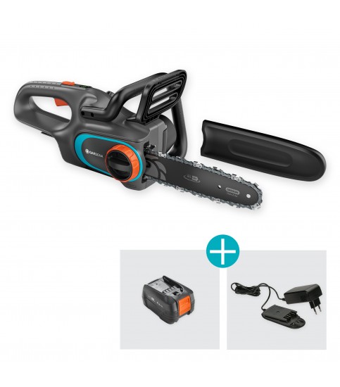 GARDENA Akumulatorowa piła łańcuchowa PowerSaw 250/18V - zestaw