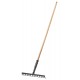 GARDENA PureLine - grabie metalowe z trzonkiem FSC 100%