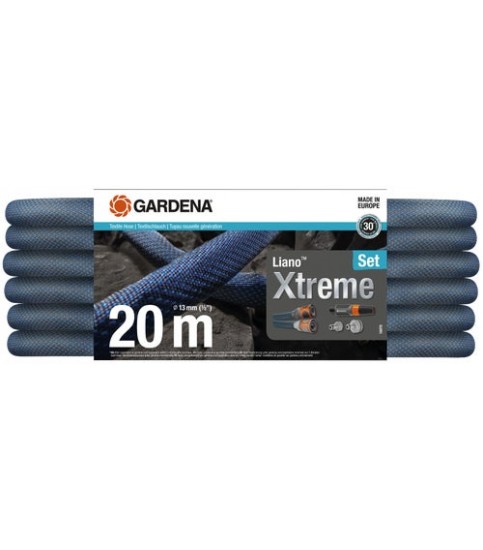 GARDENA Wąż tekstylny Liano™ Xtreme 20 m - zestaw