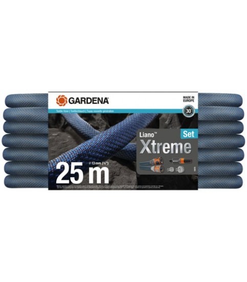 GARDENA Wąż tekstylny Liano™ Xtreme 25 m - zestaw