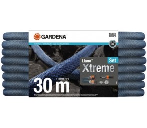 GARDENA Wąż tekstylny Liano™ Xtreme 30 m - zestaw