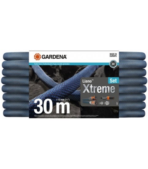GARDENA Wąż tekstylny Liano™ Xtreme 30 m - zestaw