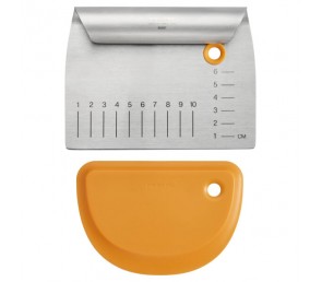 FISKARS Nóż do krojenia i porcjowania ciasta 2 w 1