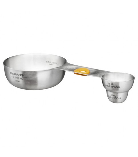 FISKARS Miarka kuchenna ze stali nierdzewnej 3 w 1