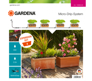 GARDENA Micro-Drip-System - zestaw do rozbudowy nawadniania skrzynek balkonowych