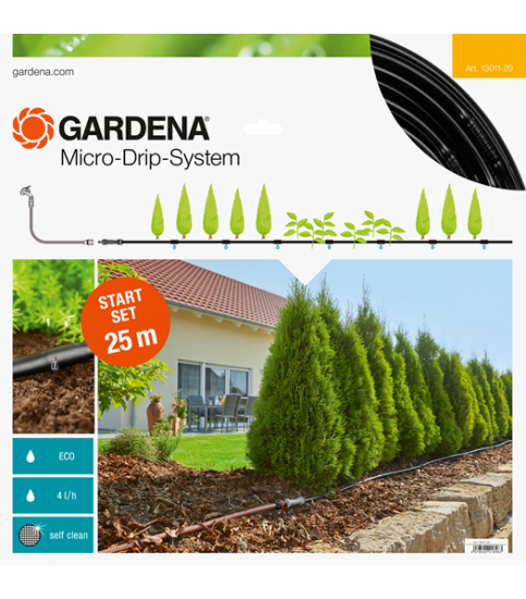 GARDENA Micro-Drip-System - linia kroplująca do rzędów roślin - zestaw M